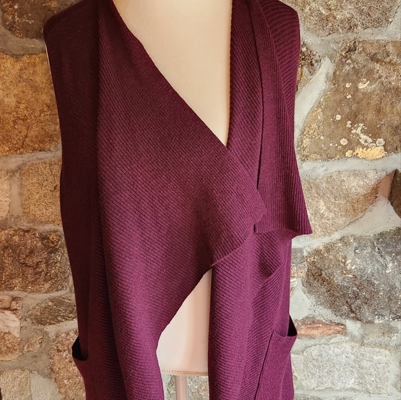 Melanie K Sleeveless Rectangle vest with Pockets Size XL NEW - Picture 2 of 13